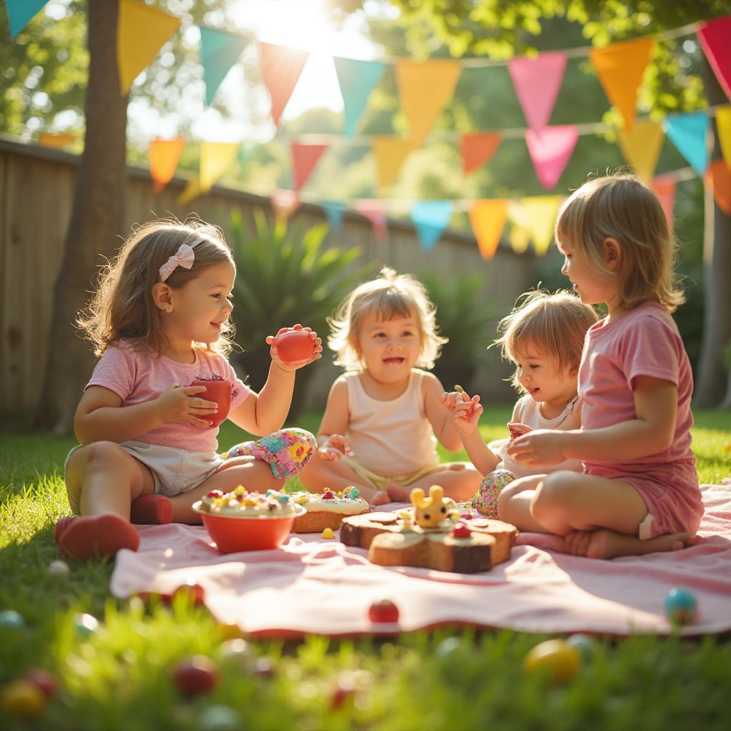 Outdoor party celebration